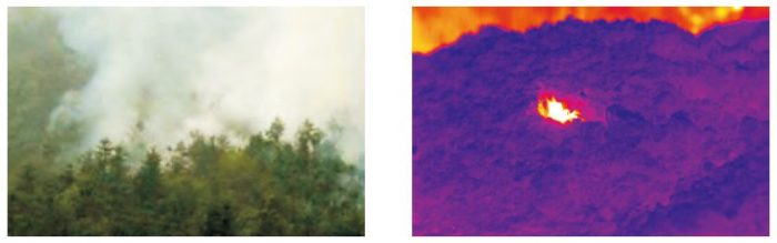 放山火紅外熱像儀