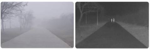 熱像儀穿透霧霾