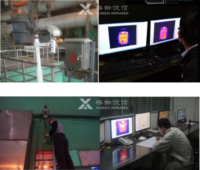 鋼包熱成像監(jiān)控現(xiàn)場