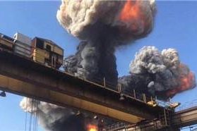 方大特鋼爆炸現(xiàn)場(chǎng)