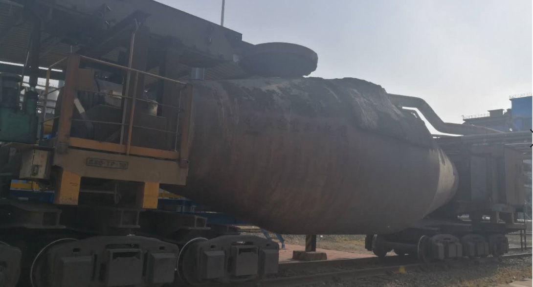 紅外熱像儀檢測魚雷罐車