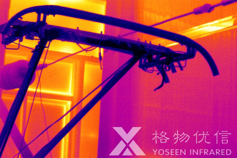 紅外熱像儀對受電弓可以進行全天候檢測