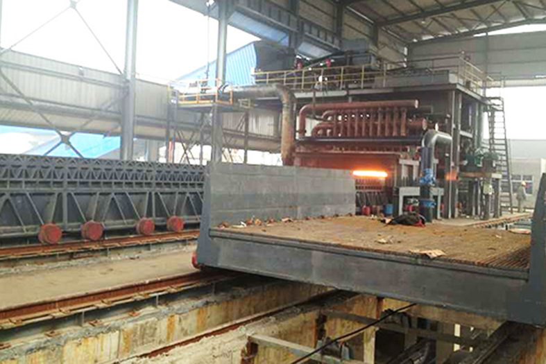 鋼鐵廠帶式燒結(jié)機(jī)實景圖