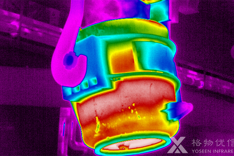 格物優(yōu)信紅外熱像儀探測鋼包形成清晰的熱像圖