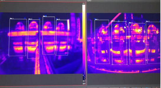 熱風(fēng)爐紅外熱像儀檢測(cè)應(yīng)用