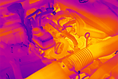 發(fā)動(dòng)機(jī)熱像圖