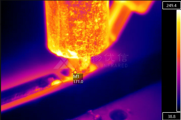紅外熱像儀用于焊錫實(shí)時(shí)測(cè)溫